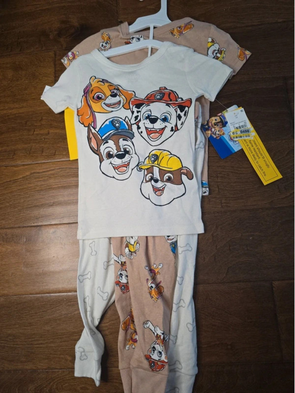 3t brand new paw patrol the pajamas item 498G7